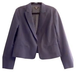 Ann Taylor Navy Peplum Blazer